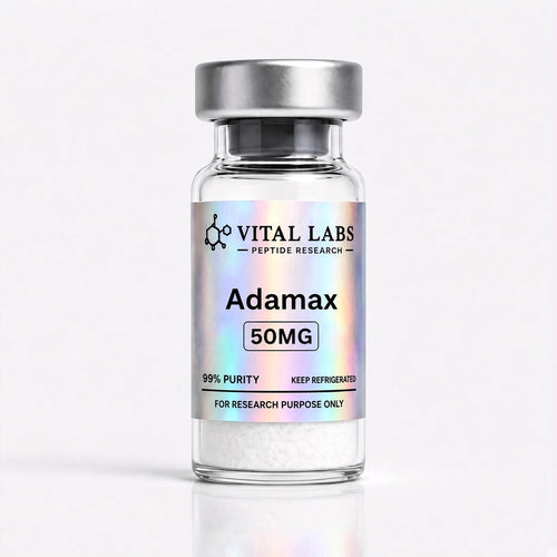 Adamax 50 mg lyophilized research peptide vial